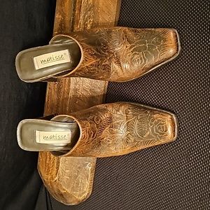 Matisse Leather Mules